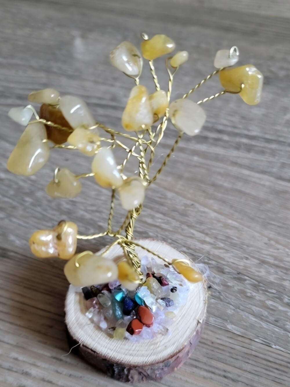 Gemstone Yellow Aventurine Tree Of Life